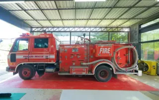 Fire Truck in Station